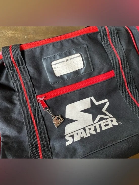 Vintage Ottawa Senators 90’s Starter Duffel Bag NHL Black Red Hockey Gym Travel - Picture 6 of 9